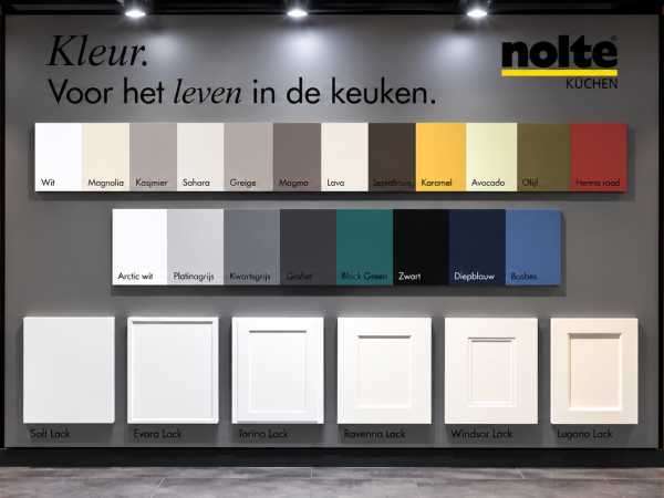 Nolte keukenkleuren en fronten | Ontdek de mogelijkheden bij Westland Keukens